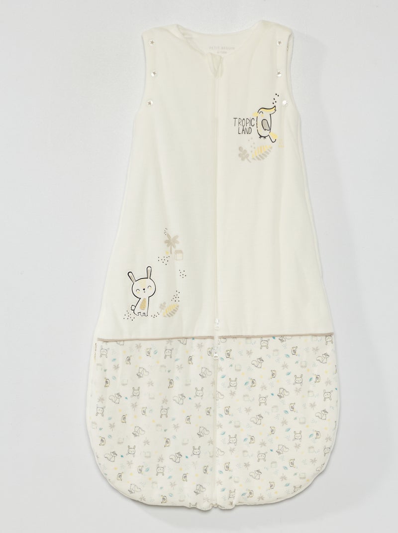 Gigoteuse polaire 'Petit Beguin' Blanc - Kiabi