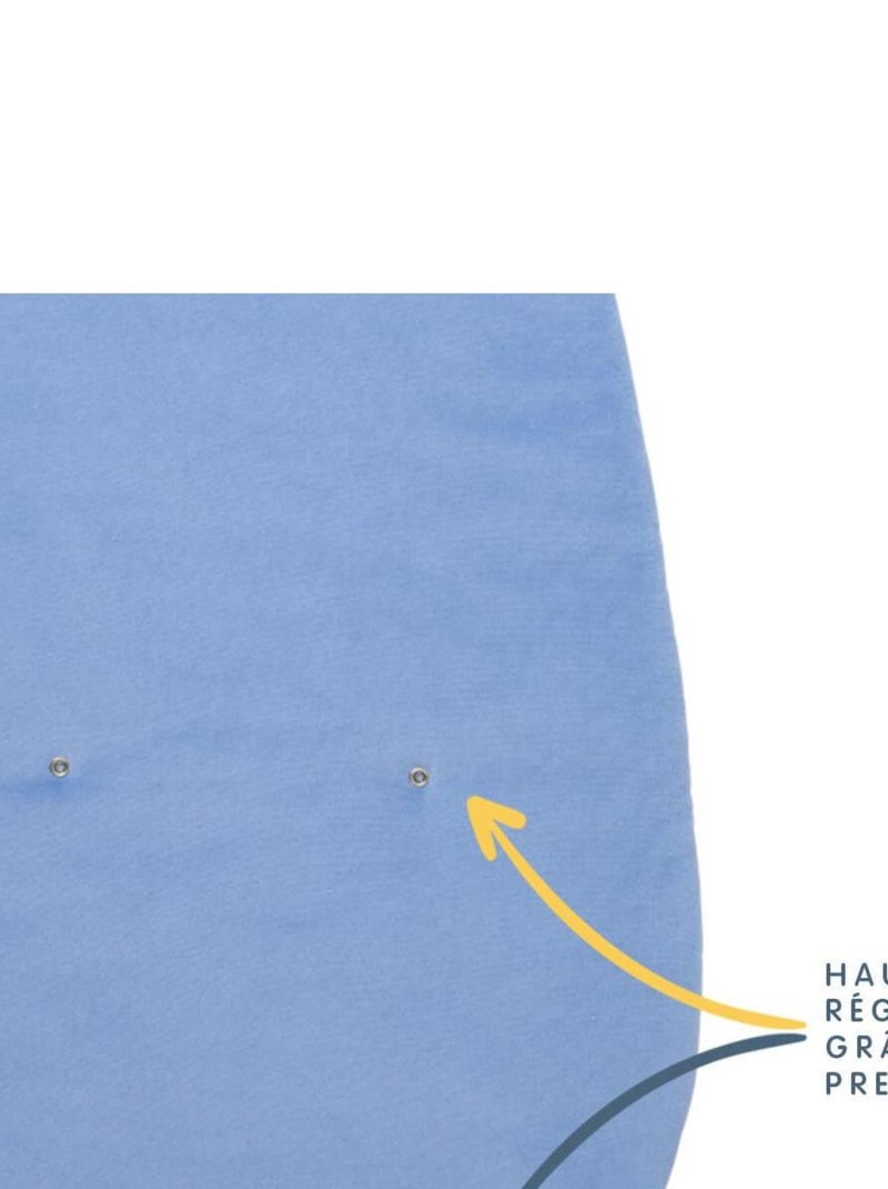 Gigoteuse réglable 6-36 mois en velours - Mickey Cool Bleu - Kiabi