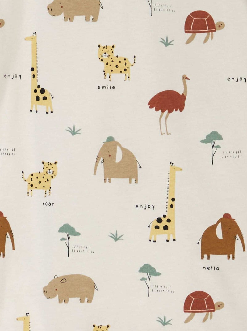 Gigoteuse 'Safari' avec manches longues amovibles TOG 2 Beige / Safari - Kiabi