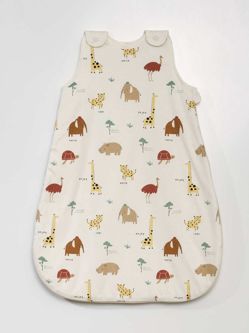 Gigoteuse 'Safari' avec manches longues amovibles TOG 2 Beige / Safari - Kiabi