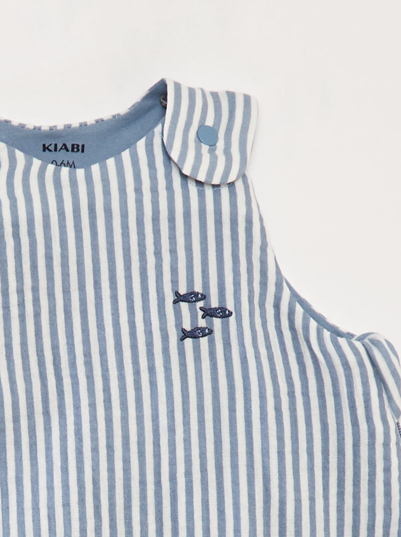 Gigoteuse sans manches avec imprimé - TOG 1 BLEU - Kiabi