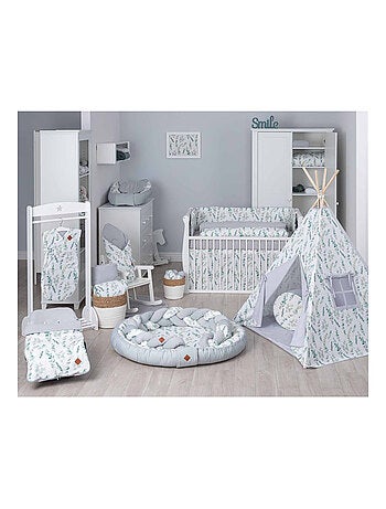 Gigoteuse sans manches en coton, Eucalyptus SEVIRA KIDS