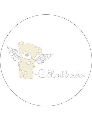 Gigoteuse sans manches en coton TOG 2 ourson 'Heartbreaker' - ROBA