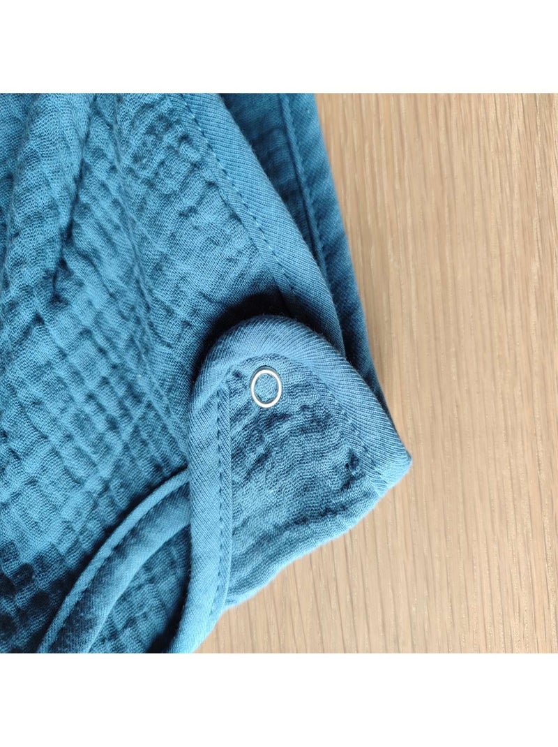 Gigoteuse sans manches en gaze de coton Bleu - Kiabi