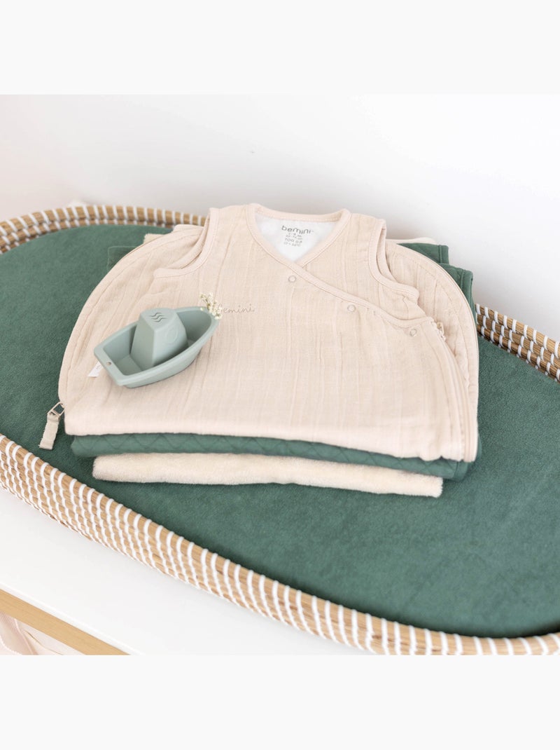 Gigoteuse sans manches été  - TOG 0.5 Gaze douce d'été Beige grès - Kiabi