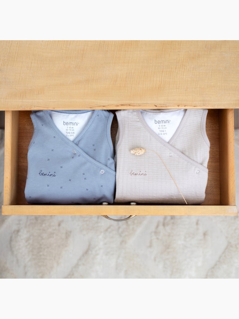 Gigoteuse sans manches été  - TOG 0.5 Jersey d’été Bleu gris - Kiabi