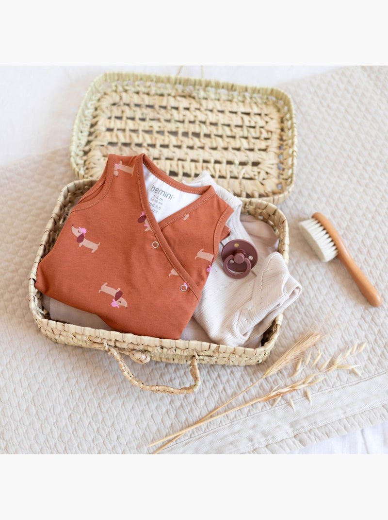 Gigoteuse sans manches été  - TOG 0.5 Jersey d’été Marron noisette - Kiabi