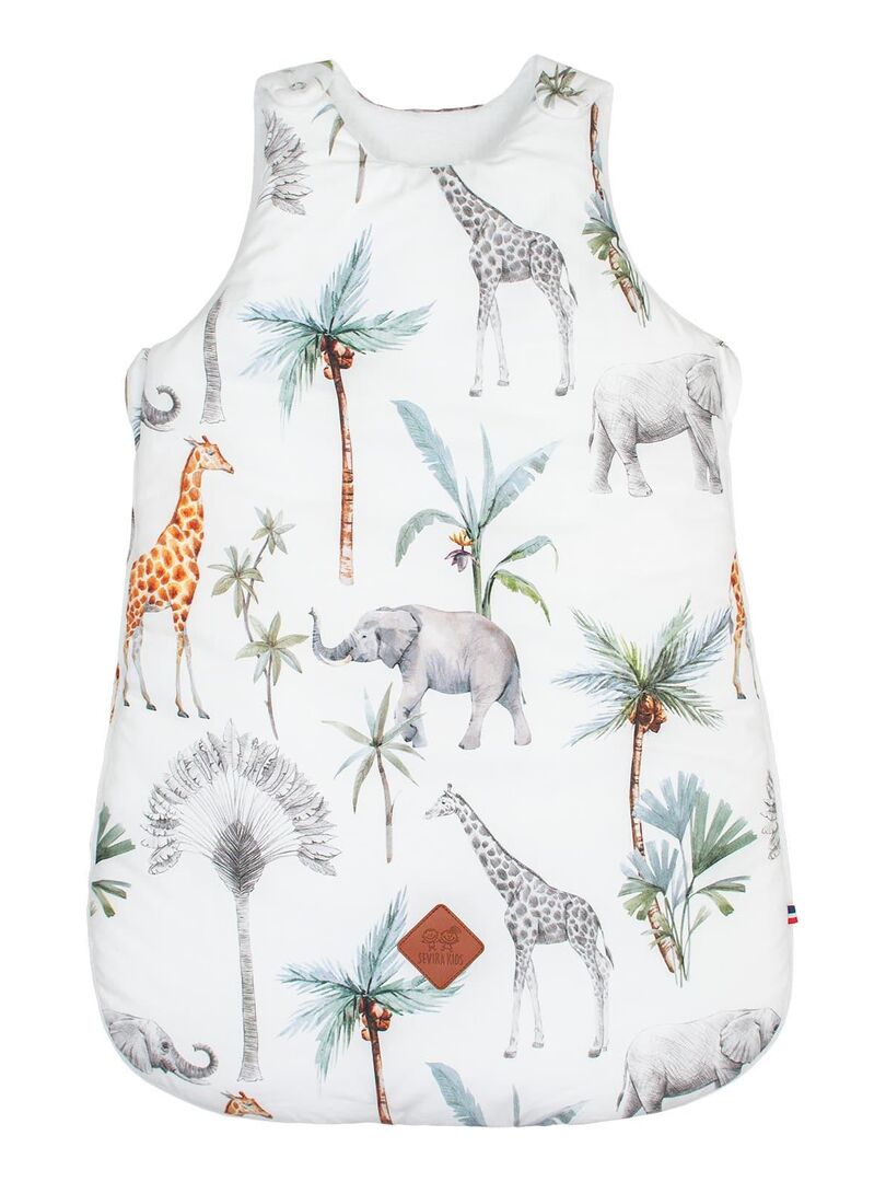 Gigoteuse Avec Pieds JiAmy 1.0 Tog - 100% Coton, Sans Manches, Pour Bébé 70-90cm, Automne/hiver