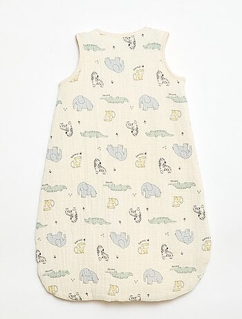 Gigoteuse sans manches zippée en coton TOG 2