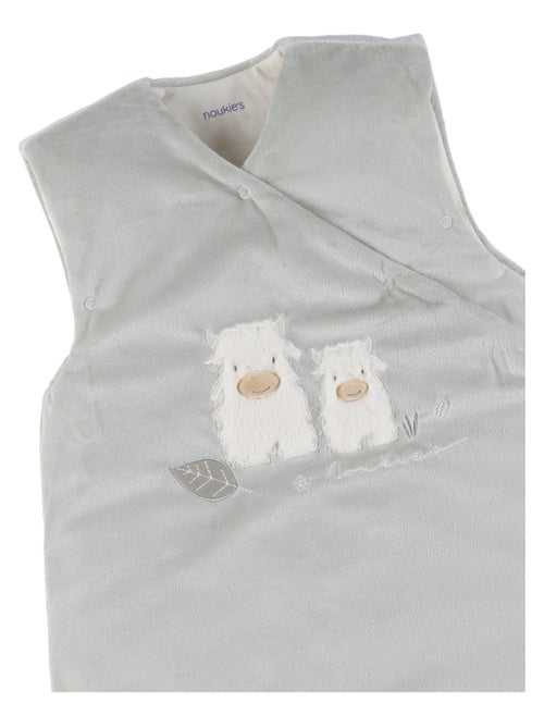 Gigoteuse sauge brodée 100 cm en Veloudoux® Noukie's - Kiabi
