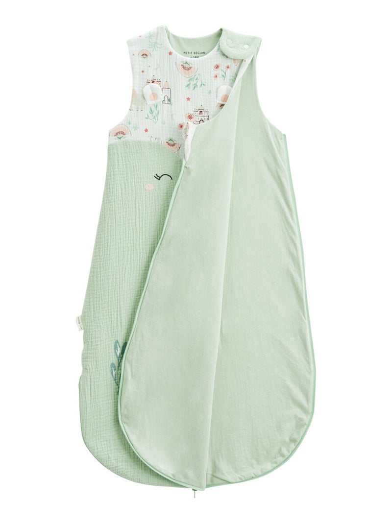 Gigoteuse siège auto TOG 1 en gaze de coton Arya Vert - Kiabi