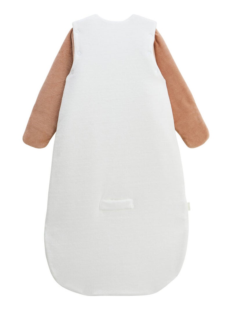 Gigoteuse siège auto TOG 3 avec manches amovibles Mini Loutre Ecru - Kiabi