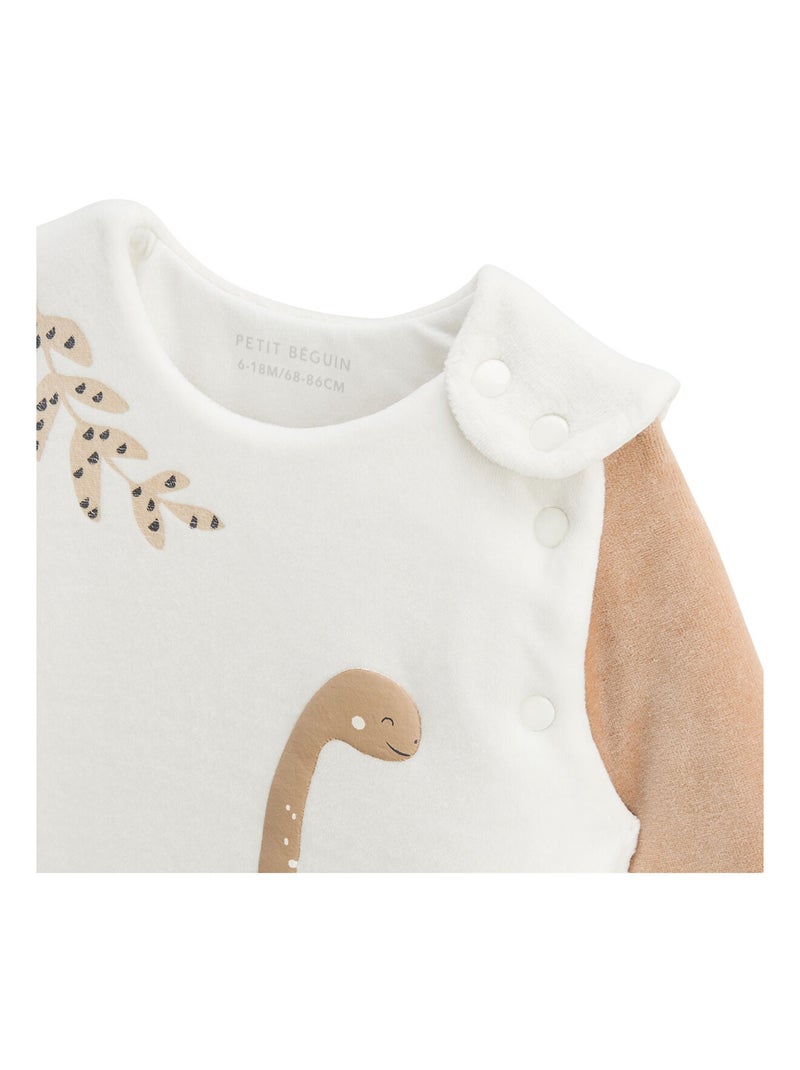 Gigoteuse siège auto TOG 3 avec manches amovibles Nino Ecru - Kiabi