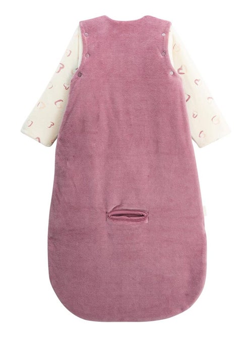 Gigoteuse siège auto TOG 3 en velours avec manches amovibles Matcha - Kiabi