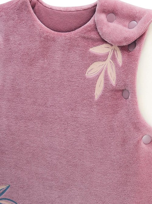 Gigoteuse siège auto TOG 3 en velours avec manches amovibles Matcha - Kiabi