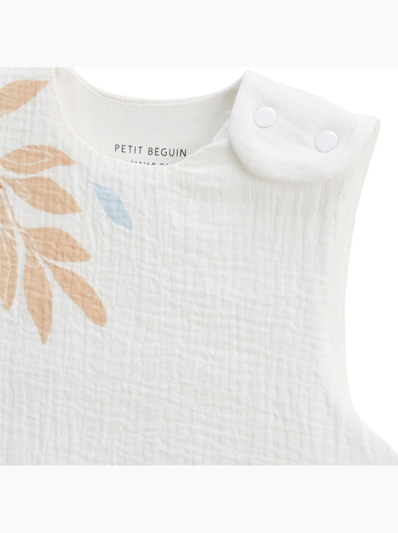Gigoteuse TOG 0,5 en gaze de coton Praline Ecru - Kiabi