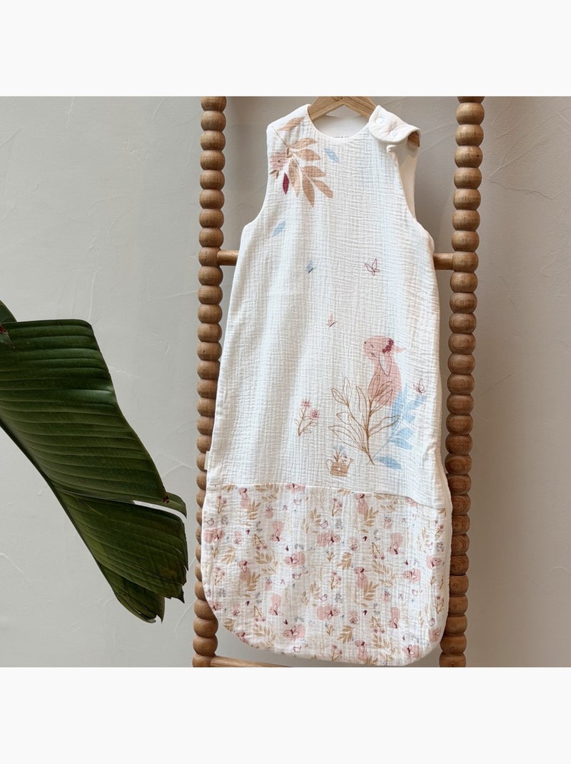 Gigoteuse TOG 0,5 en gaze de coton Praline Ecru - Kiabi