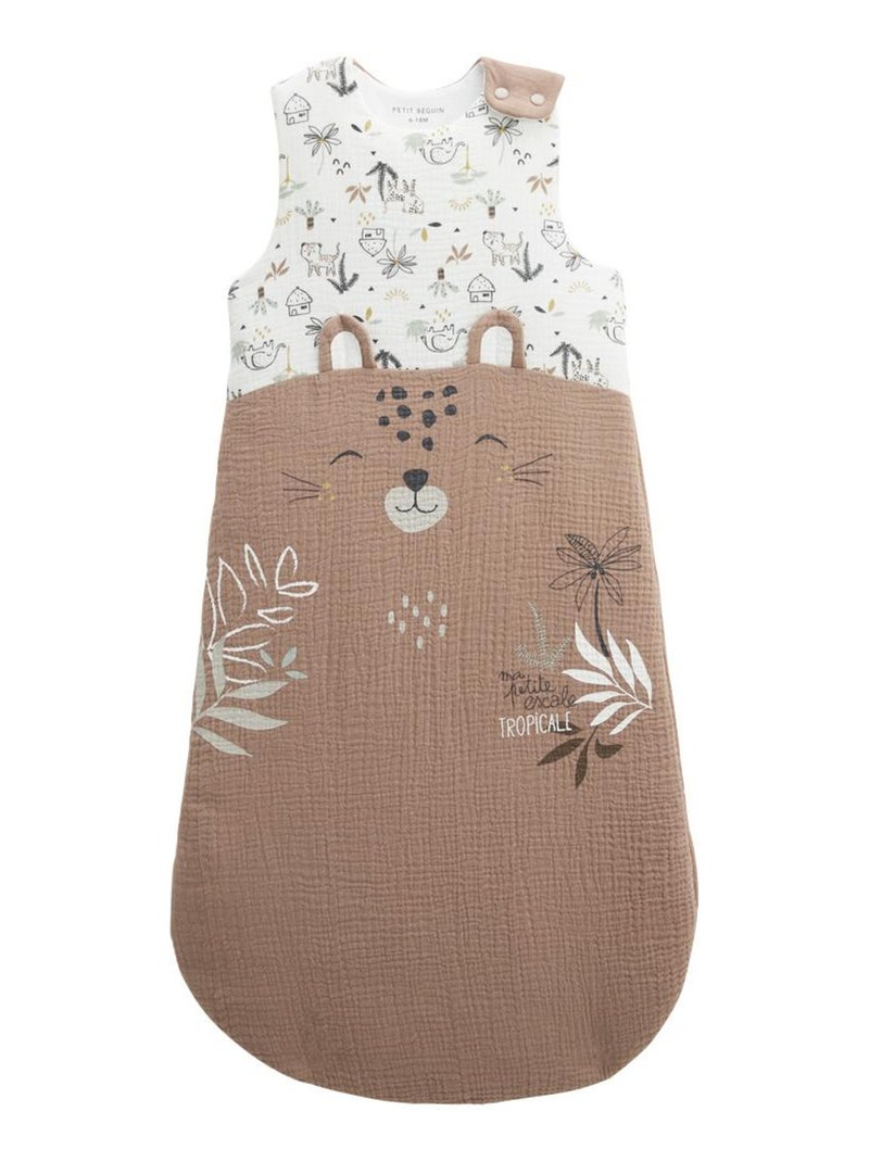 Gigoteuse TOG 2 en gaze de coton Yao Marron - Kiabi