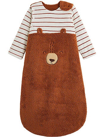 Gigoteuse tog2 en sherpa avec manches amovibles moka