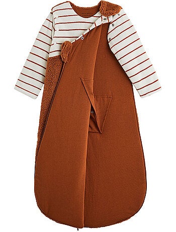 Gigoteuse tog2 en sherpa avec manches amovibles moka