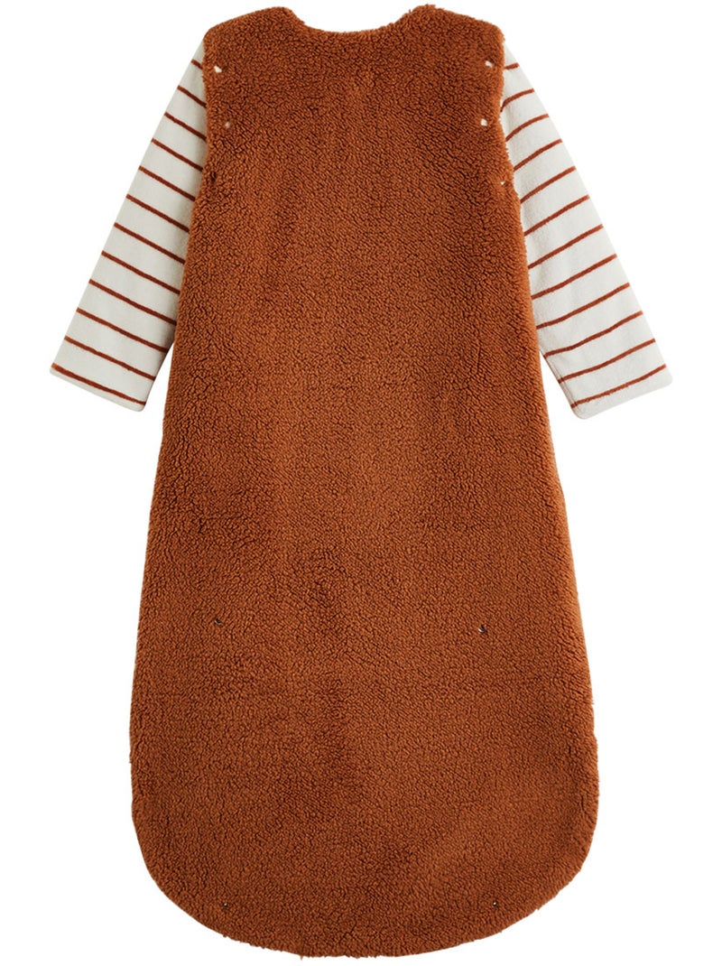 Gigoteuse tog2 en sherpa avec manches amovibles moka Marron - Kiabi