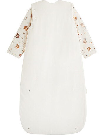 Gigoteuse tog2 en velours avec manches amovibles caramel