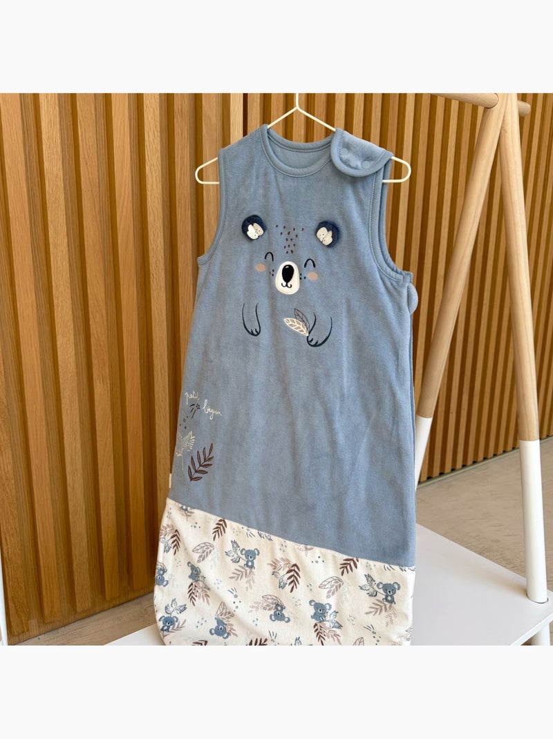 Gigoteuse tog2 en velours mathéo Bleu - Kiabi