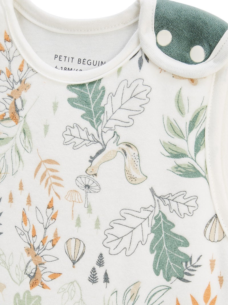 Gigoteuse TOG2 en velours Merlin Vert - Kiabi