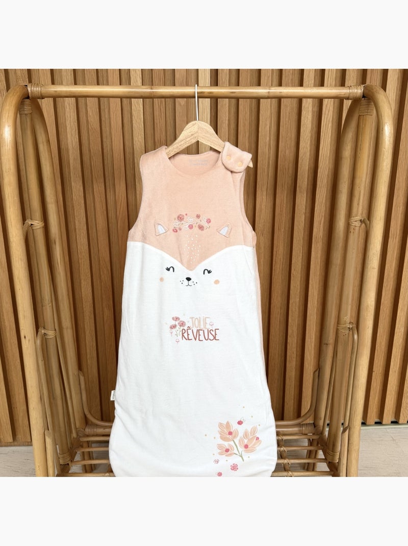 Gigoteuse tog2 en velours petite rêveuse Ecru - Kiabi