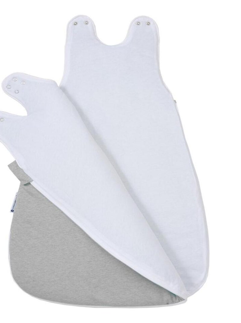 Snoozebag Gigoteuse 2.5 Tog – 100% Coton – 130 Cm – Ouverture Latérale Zippée – Pour Enfants 3-6 Ans (Rayures Grises)