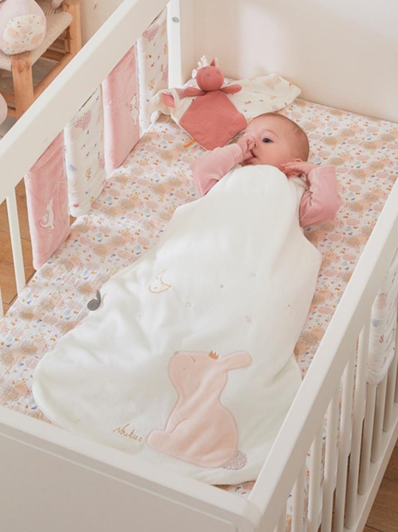 Gigoteuse Veloudoux 70cm Lina & Joy Beige - Kiabi