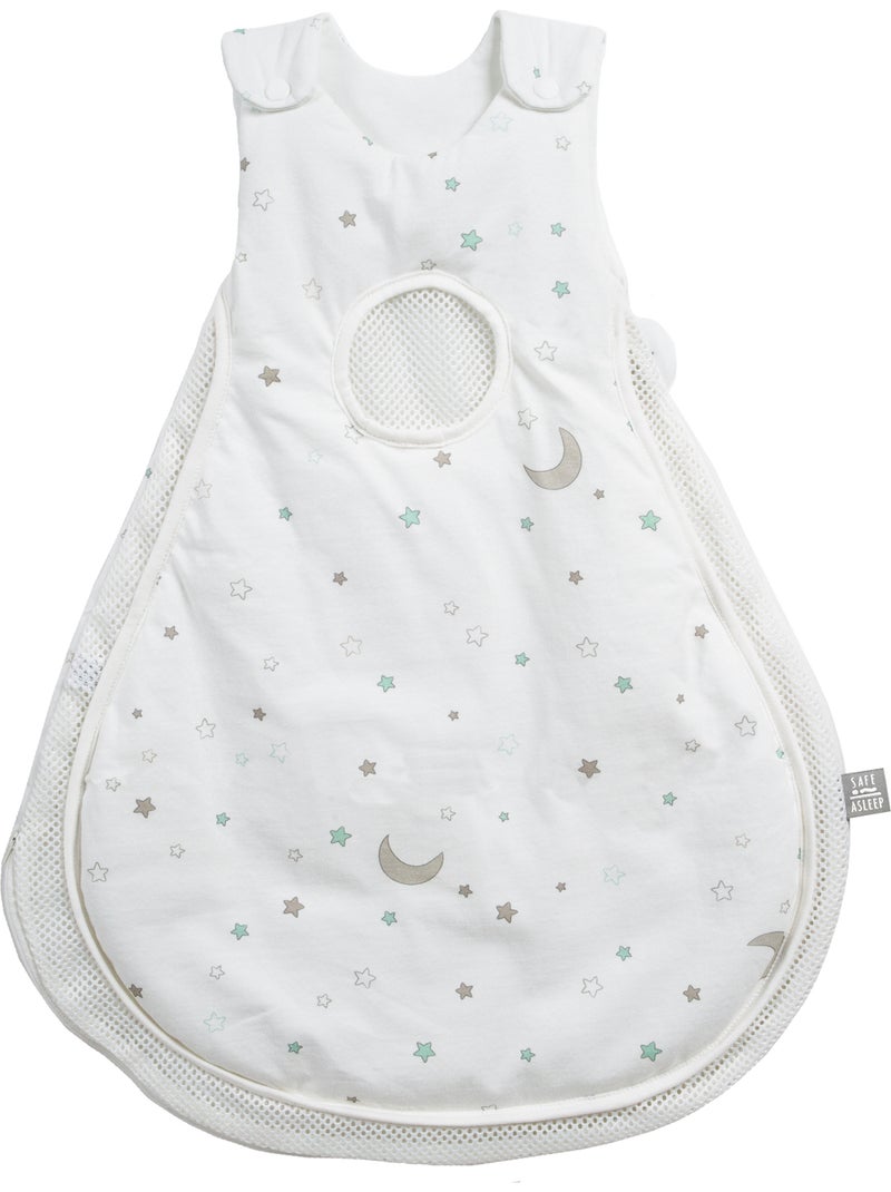 Gigoteuses en coton TOG 2 motif Sternenzauber 'Roba safe asleep®' Blanc - Kiabi