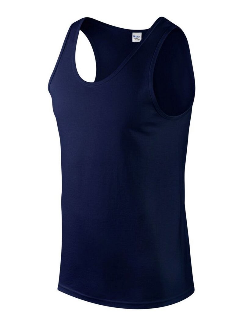 Gildan - Débardeur SOFTSTYLE Bleu marine - Kiabi