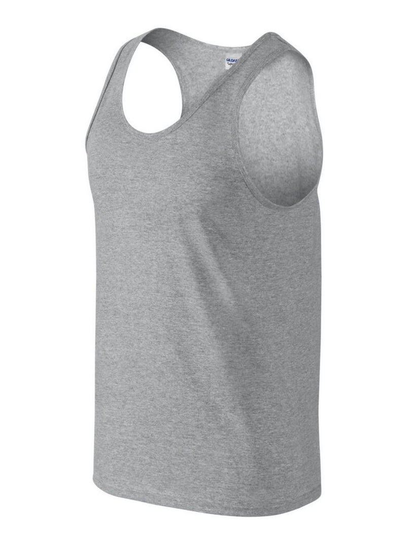 Gildan - Débardeur SOFTSTYLE Gris - Kiabi