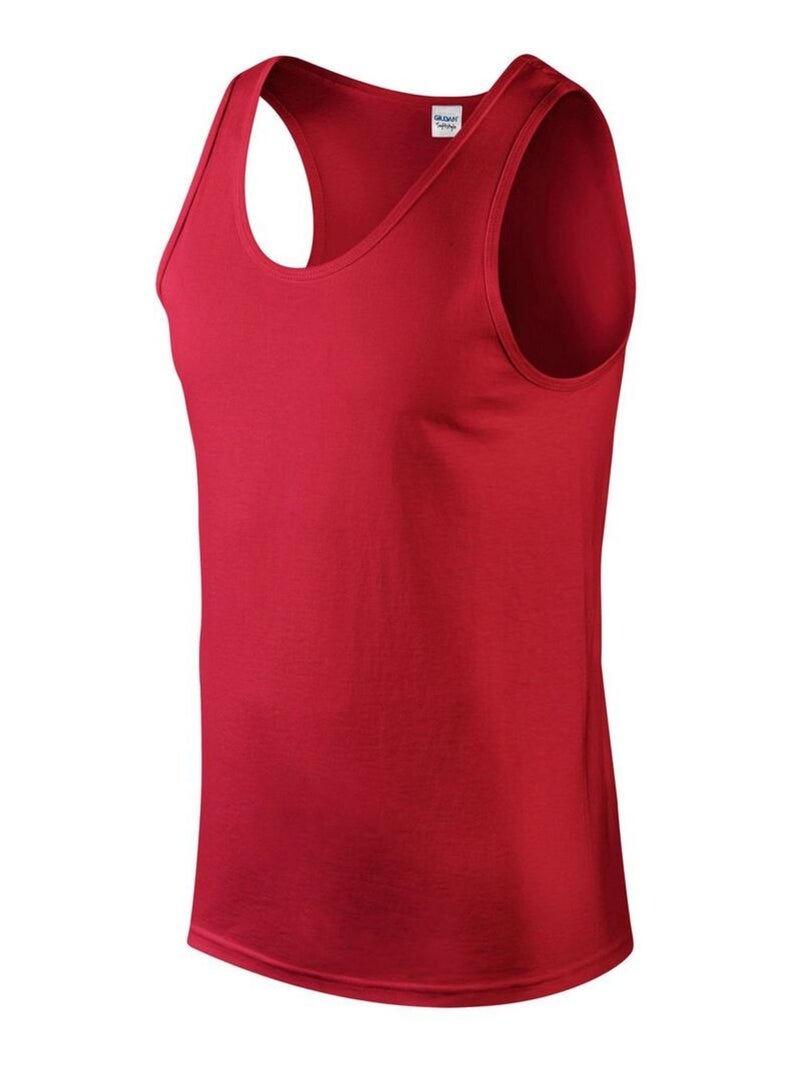 Gildan - Débardeur SOFTSTYLE Rouge - Kiabi
