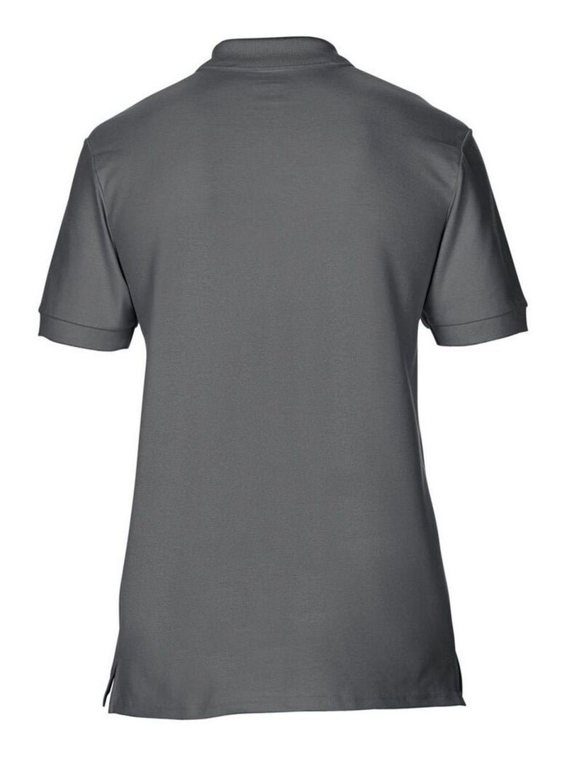 Gildan - Polo HAMMER Gris Noir - Kiabi