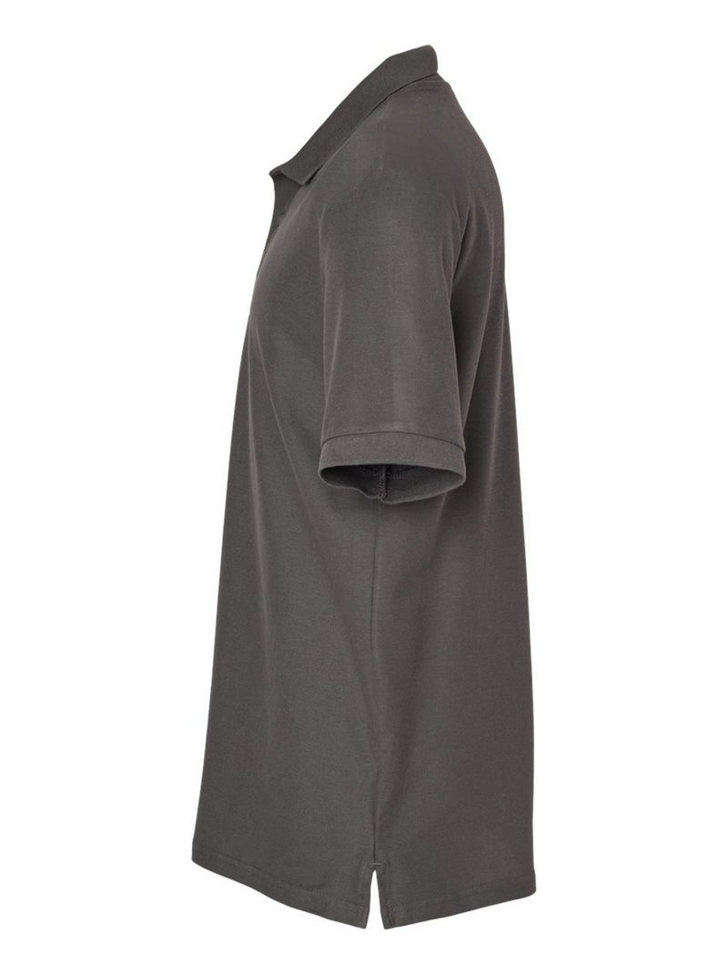 Gildan - Polo HAMMER Gris Noir - Kiabi
