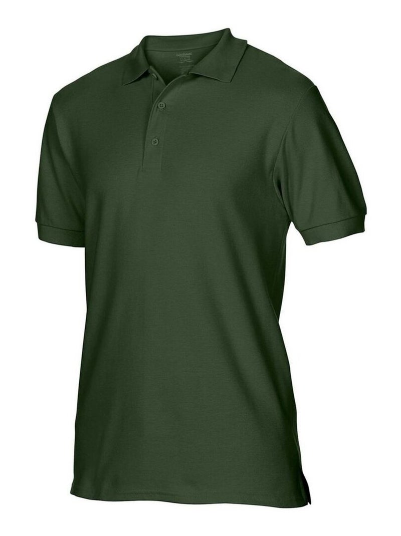 Gildan - Polo HAMMER Vert forêt - Kiabi