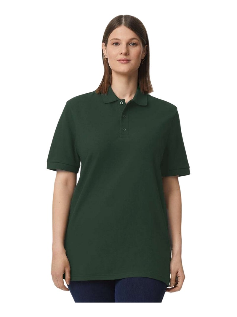 Gildan - Polo HAMMER Vert forêt - Kiabi