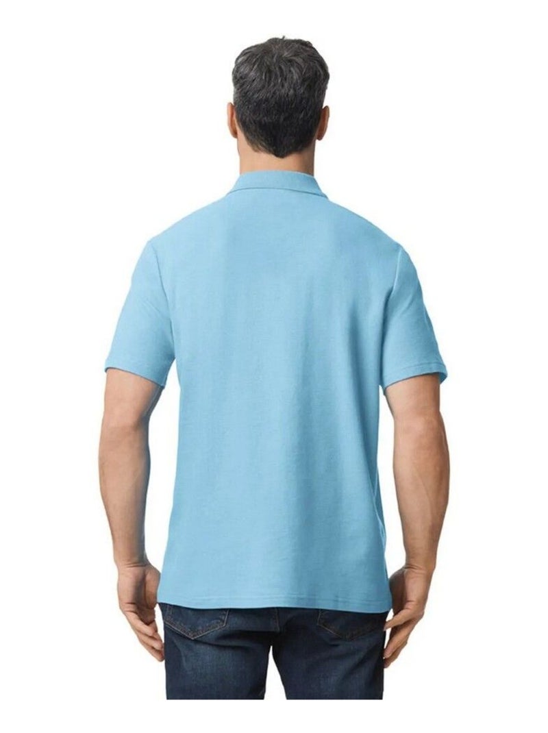 Gildan - Polo SOFTSTYLE Bleu clair - Kiabi