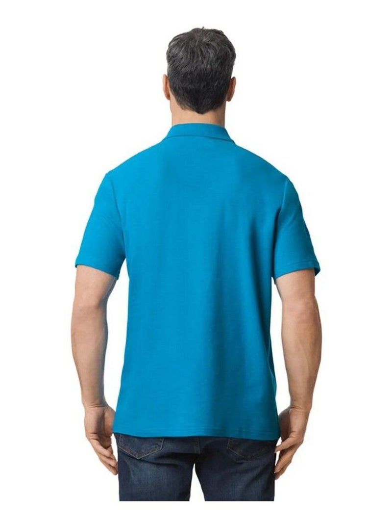 Gildan - Polo SOFTSTYLE Bleu saphir - Kiabi