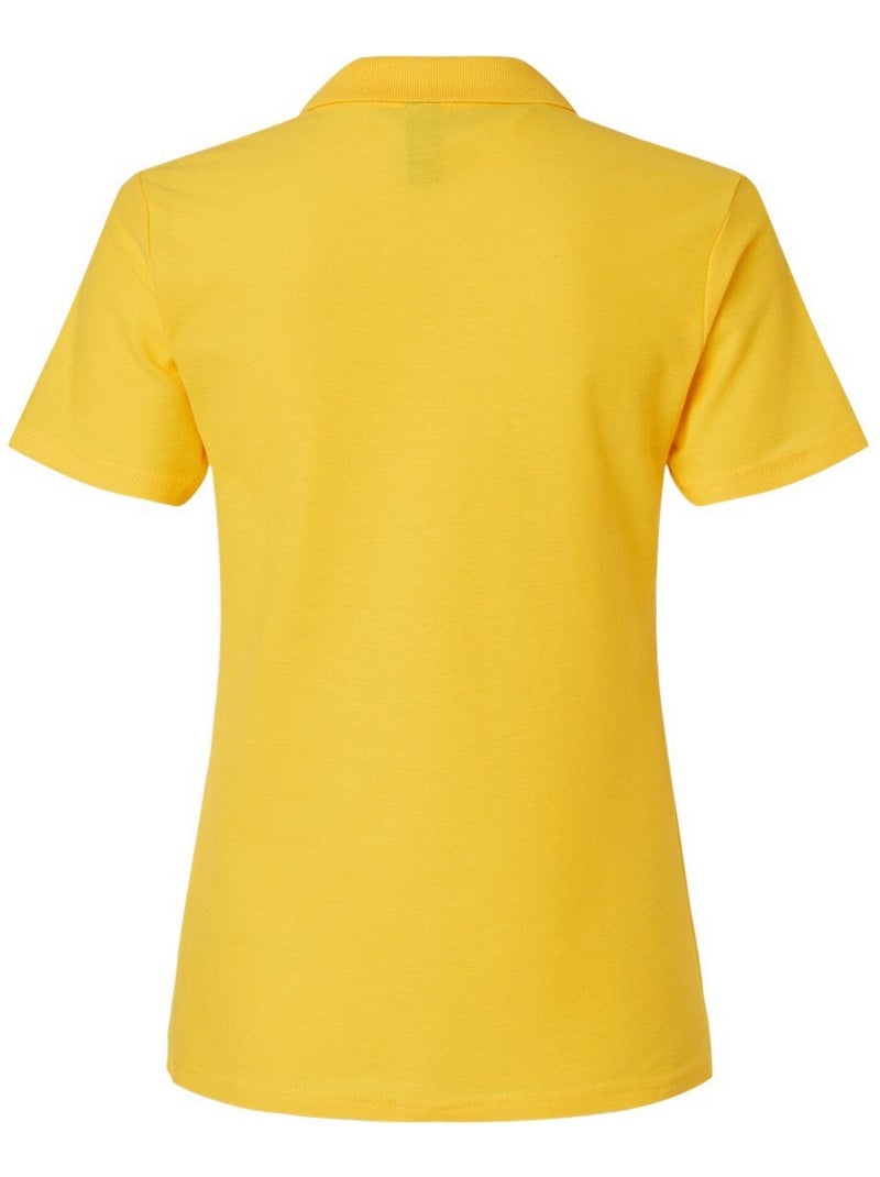 Gildan - Polo SOFTSTYLE Jaune poussin - Kiabi