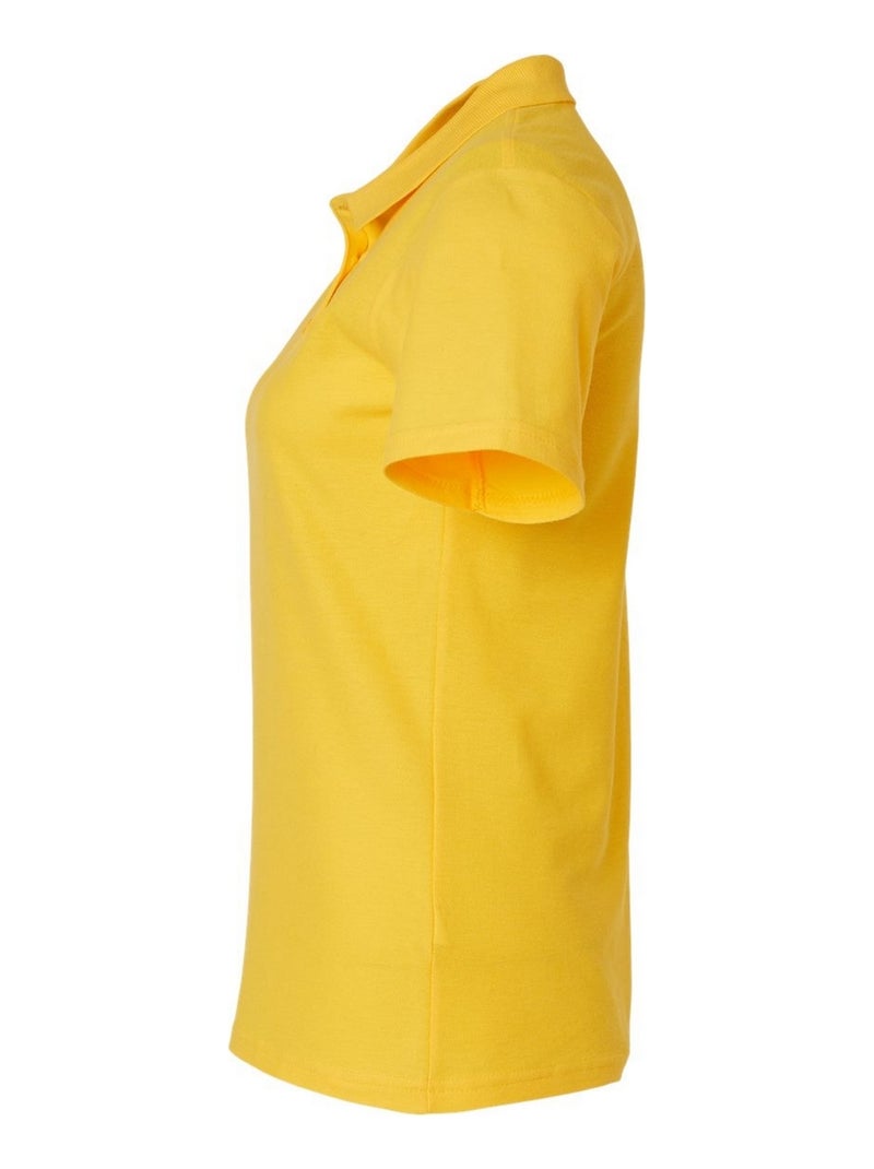 Gildan - Polo SOFTSTYLE Jaune poussin - Kiabi