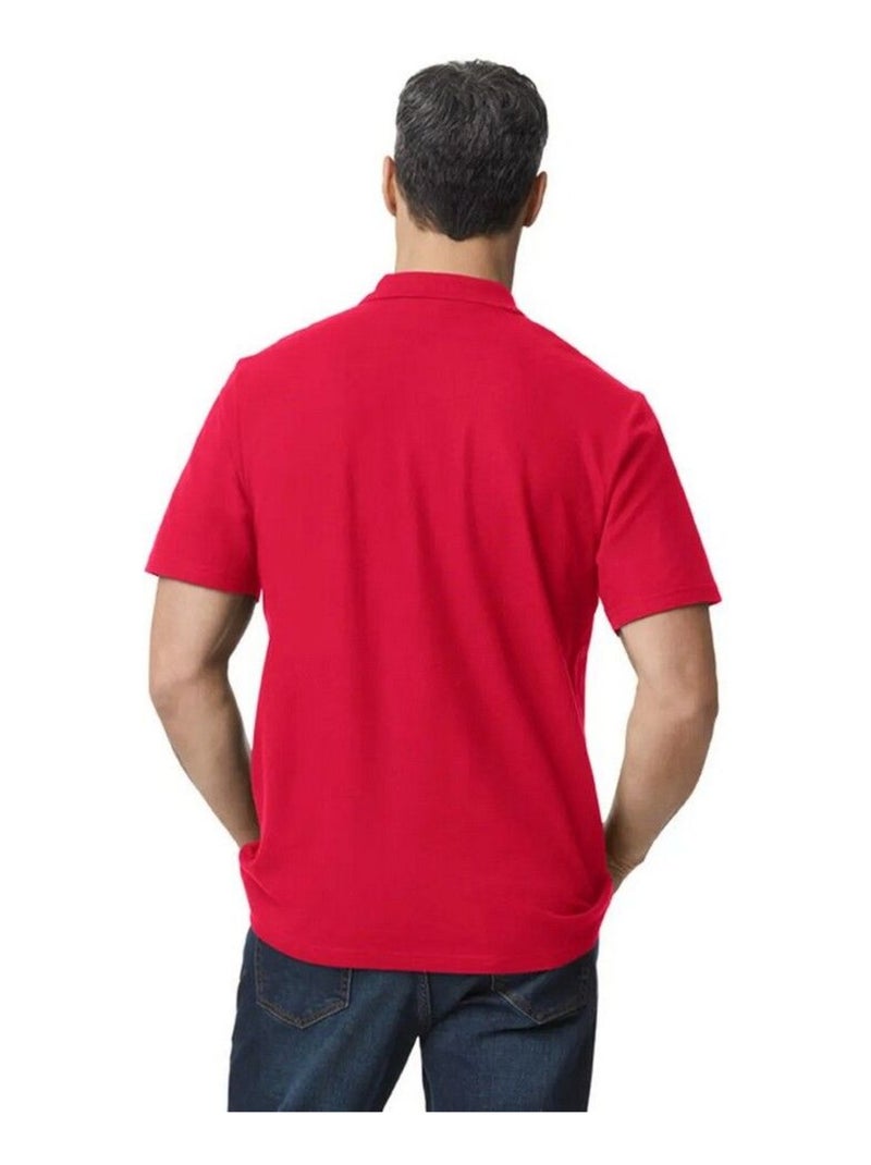 Gildan - Polo SOFTSTYLE Rouge - Kiabi