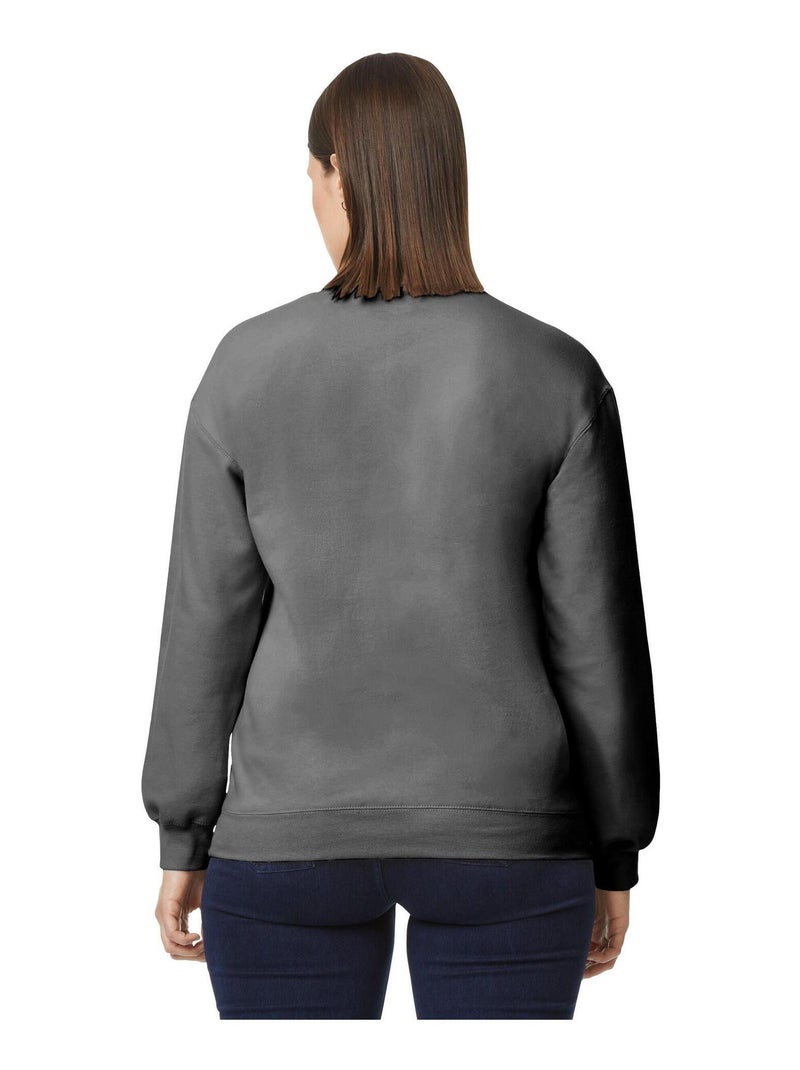 Gildan - Pull SOFTSTYLE Gris Noir - Kiabi