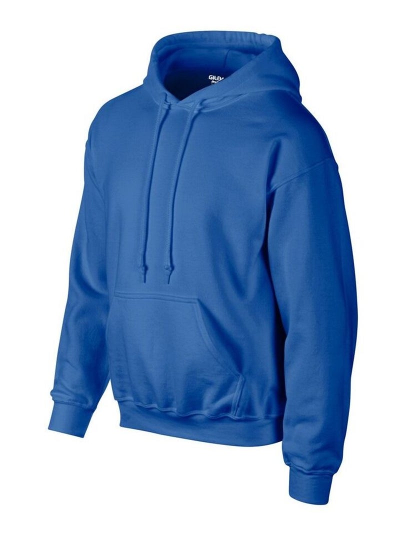 Gildan - Sweat à capuche Bleu roi - Kiabi