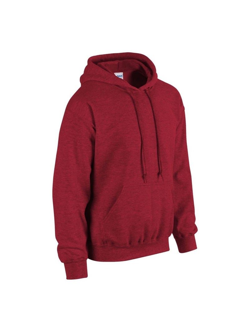 Gildan - Sweat à capuche Cerise - Kiabi