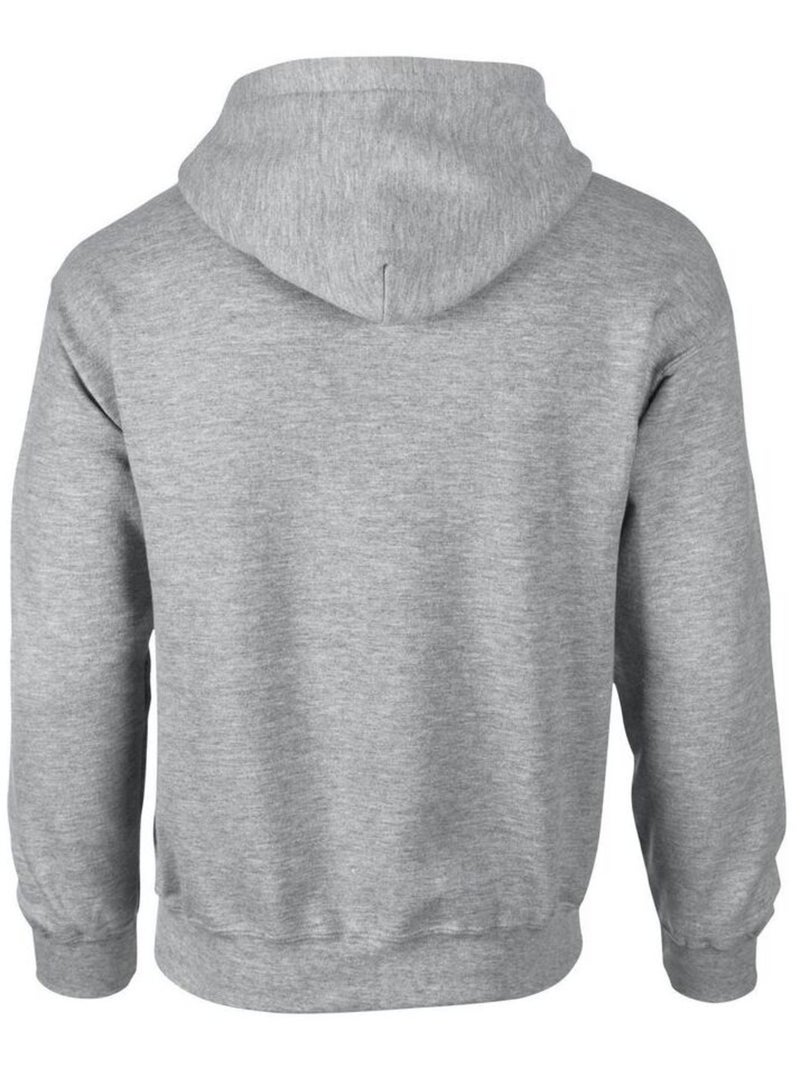 Gildan - Sweat à capuche Gris - Kiabi