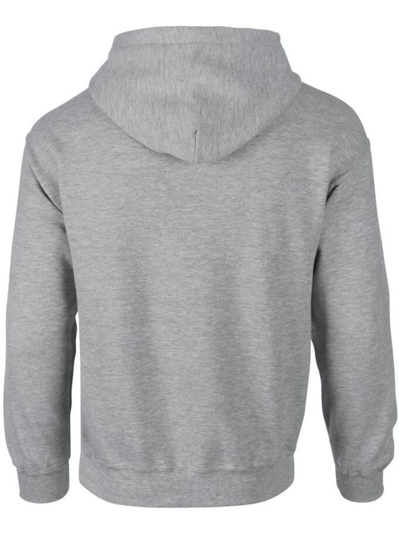 Gildan - Sweat à capuche Gris - Kiabi