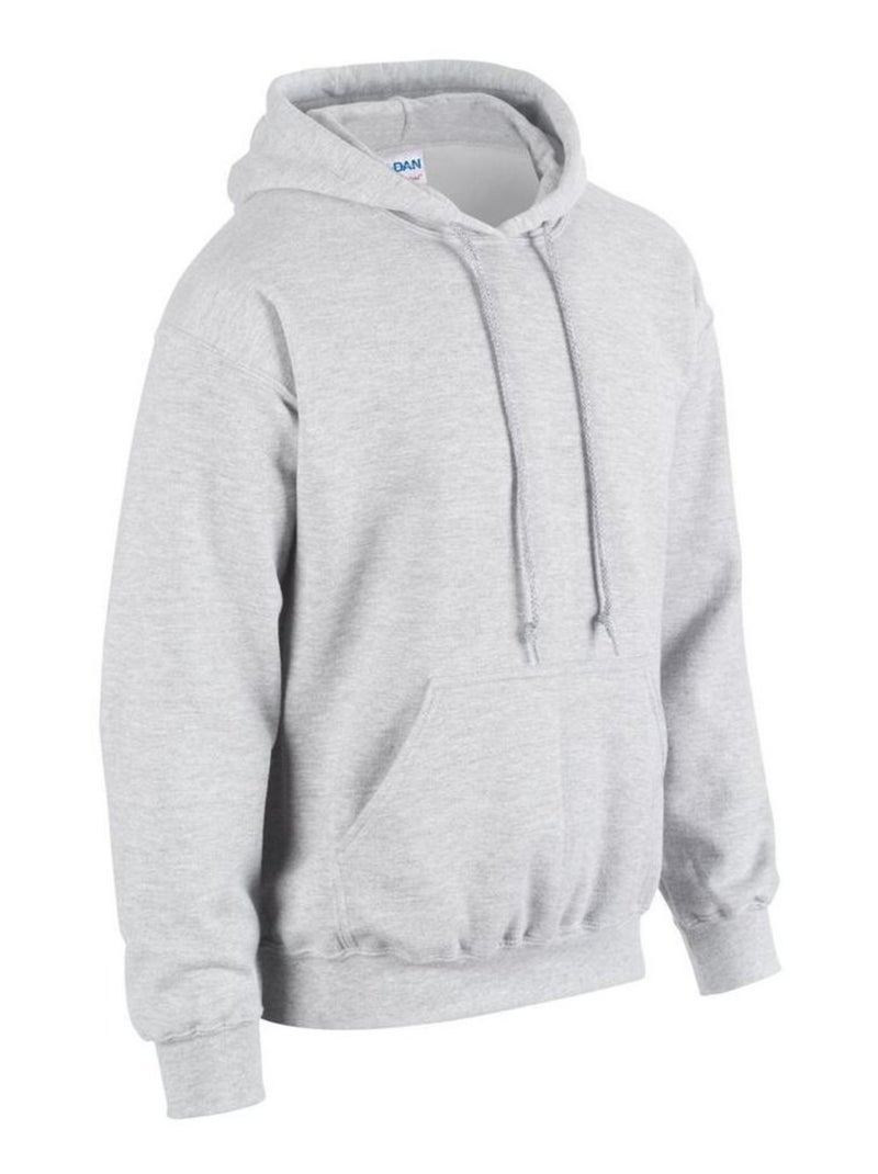 Gildan - Sweat à capuche Gris - Kiabi